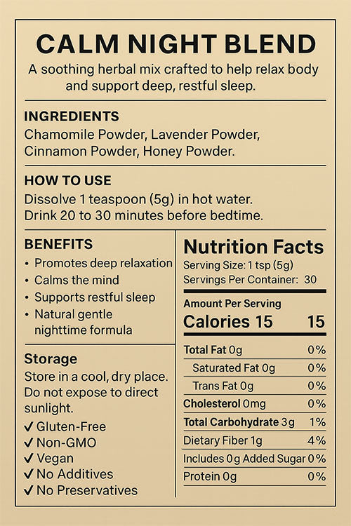 Calm Night Blend